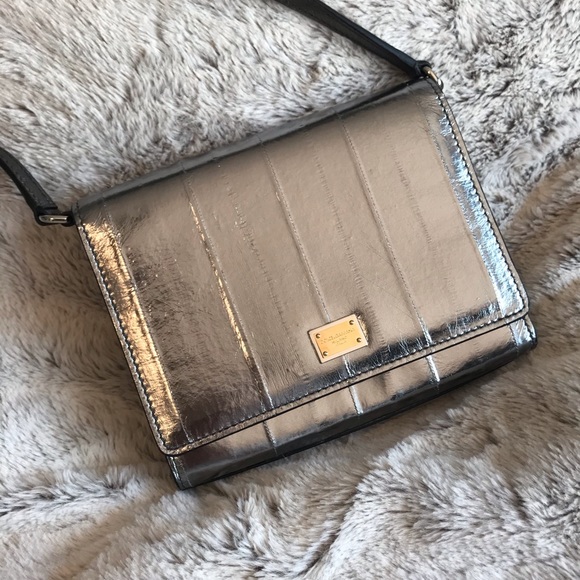 Dolce & Gabbana Metallic Leather Crossbody/Clutch - Picture 2 of 8